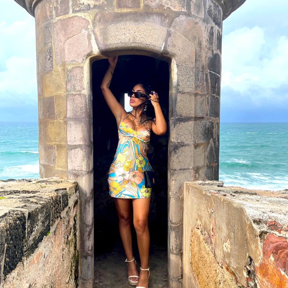 Print dress